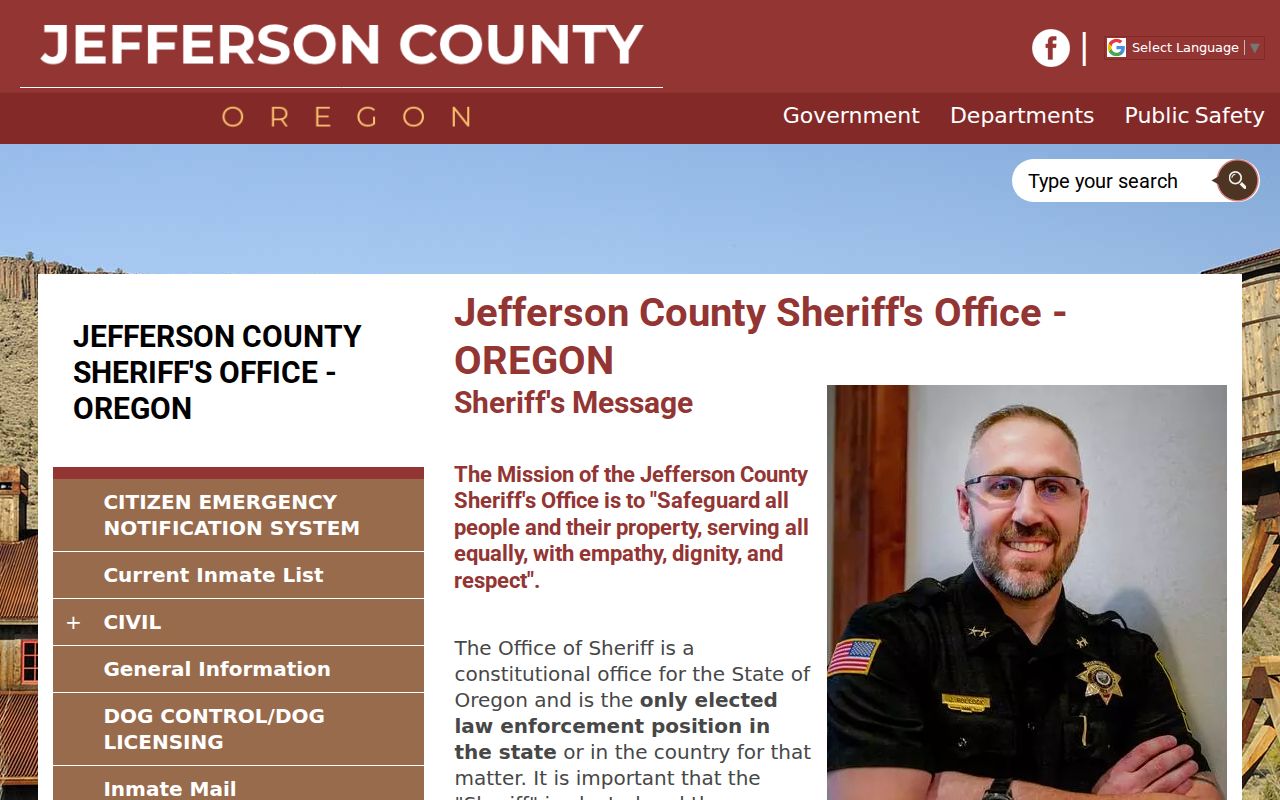 Jefferson County criminal records sheriff and jail overview