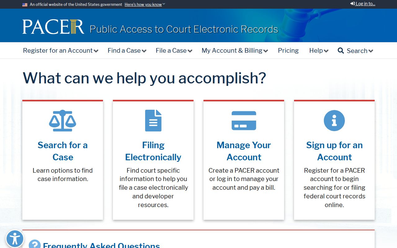 Jefferson County Metolius criminal history image of PACER federal court access